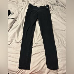 Women’s Victoria’s Secret pink black leggings
